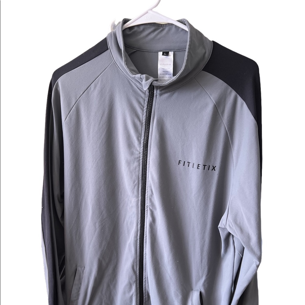 Fitletix Black/Grey Track Jacket